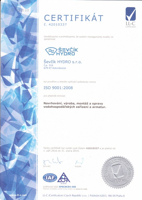 certifikat 9001 cj 1